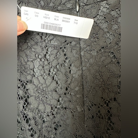 New J.CREW Tall Black Lace Trumpet Skirt Midi Holiday Cocktail Party Work Long - Picture 7 of 12